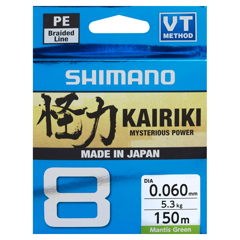 Shimano Kairiki 8 150m Mantis Green 1 Shimano Kairiki 8 150m Mantis Green