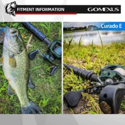 Gomexus 110mm Aluminium Handle With 35mm TPE Knob -Magasin De Matériel De Pêche BS110HTE35BKTNr 5