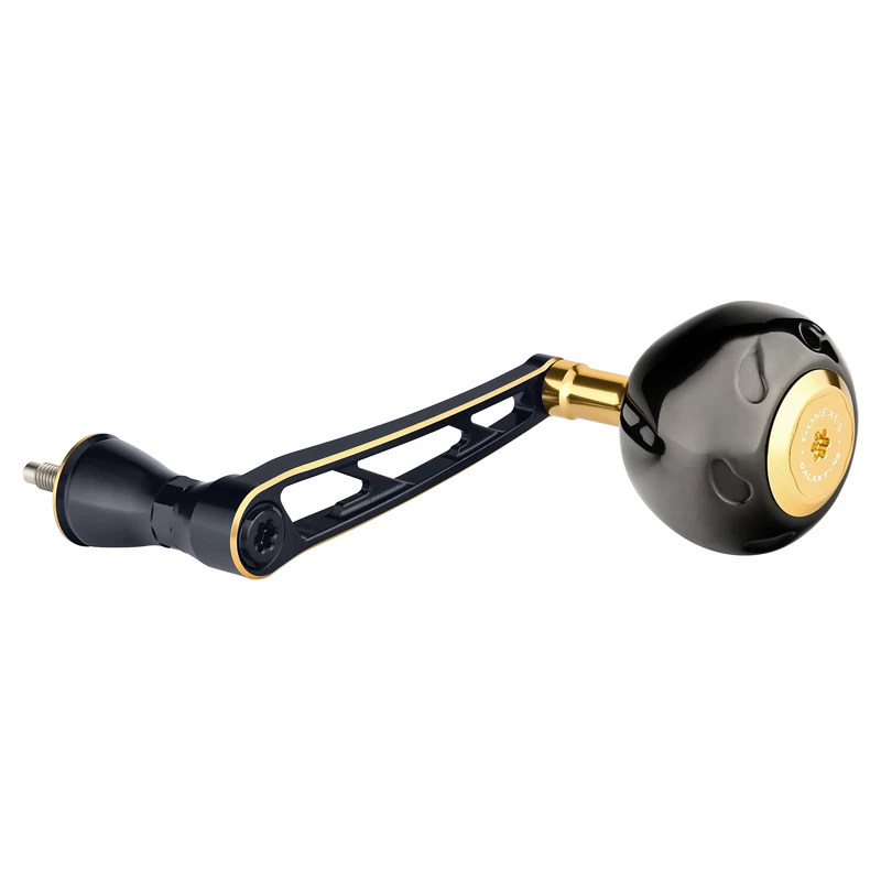 Gomexus 70mm Aluminium Power Handle With 45mm Knob - Black Gold 1 Gomexus 70mm Aluminium Power Handle With 45mm Knob - Black Gold