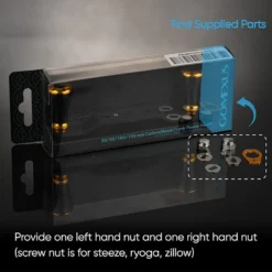 Gomexus 95mm Carbon Swept Handle With 20mm Aluminium Knob -Magasin De Matériel De Pêche DCS95A20BKGDr 6